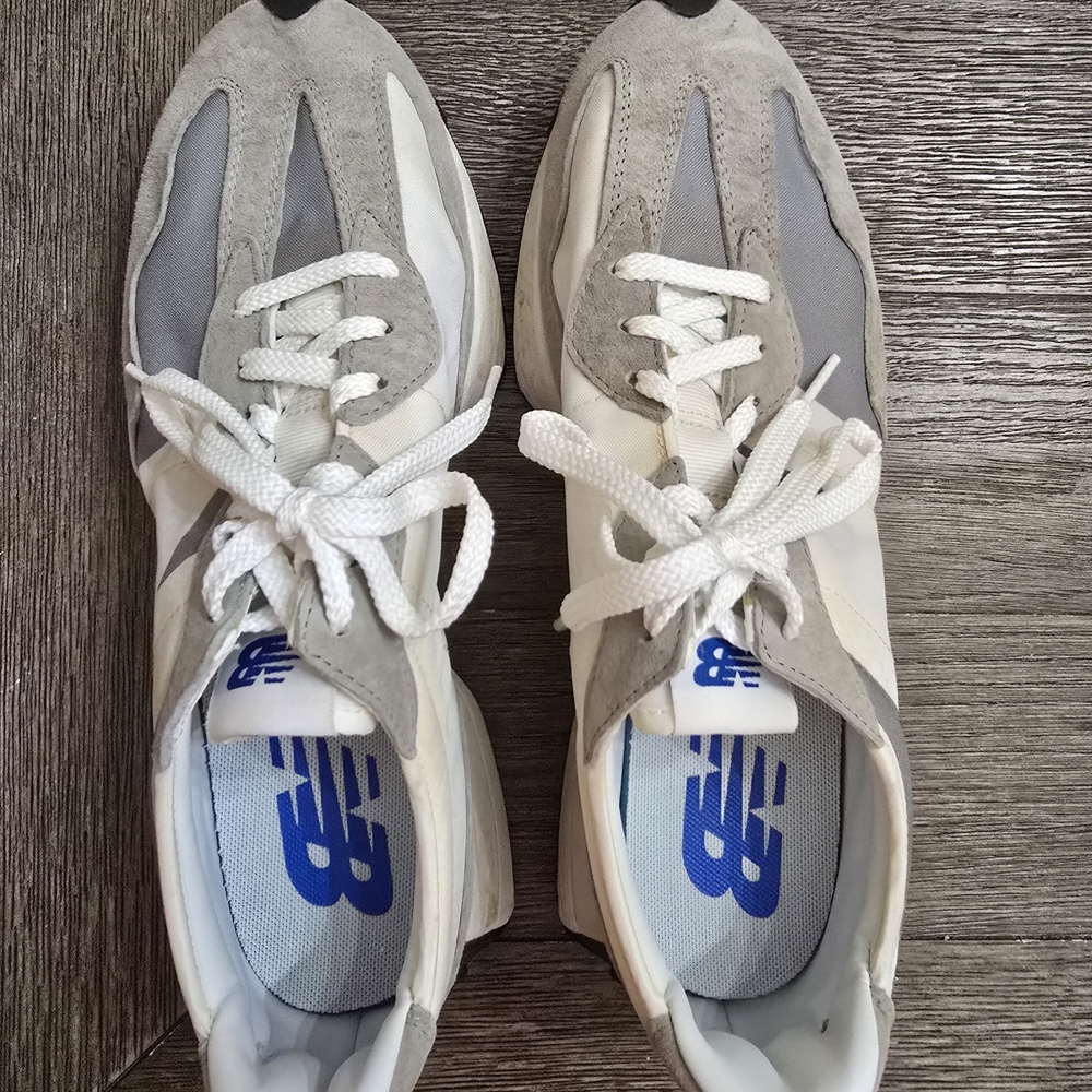 New Balance - Gray and White Sneakers